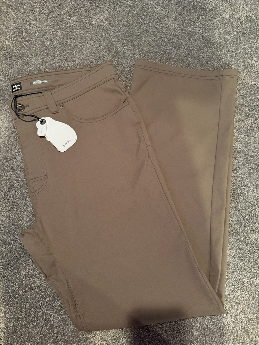 Prana Men's Chinos in Taupe Brown